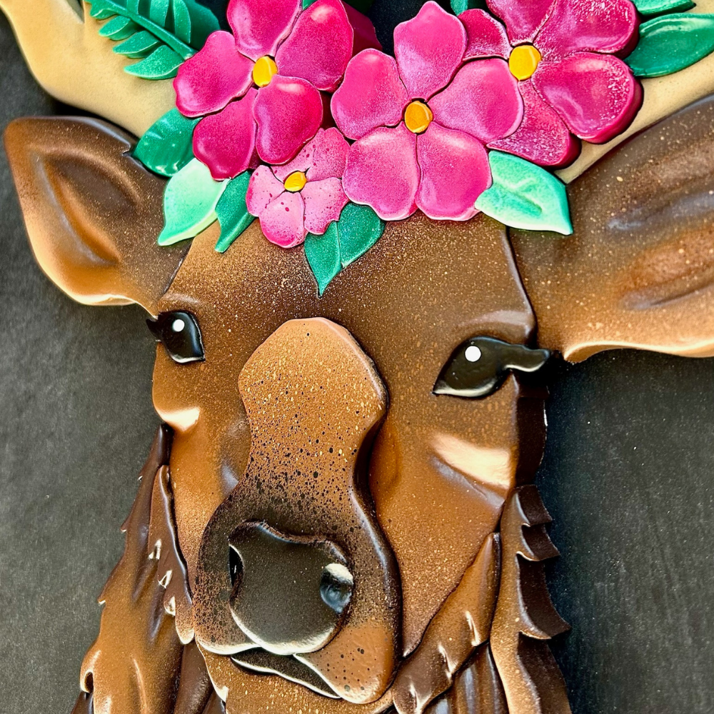 Cerf fleuri