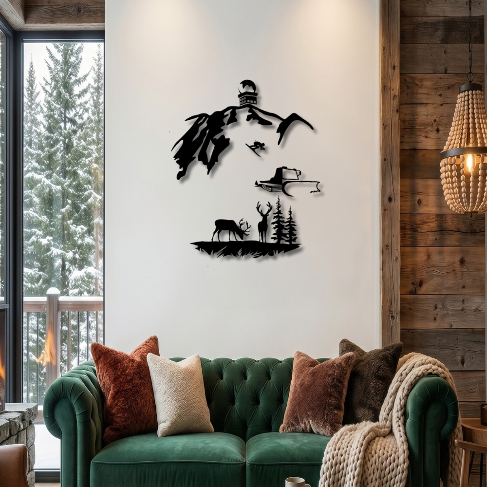 Silhouette de paysage sur mesure