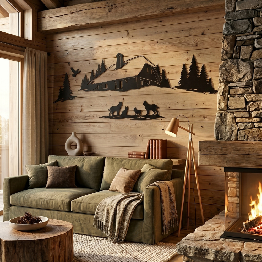 Silhouette de paysage sur mesure