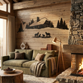 Silhouette de paysage sur mesure