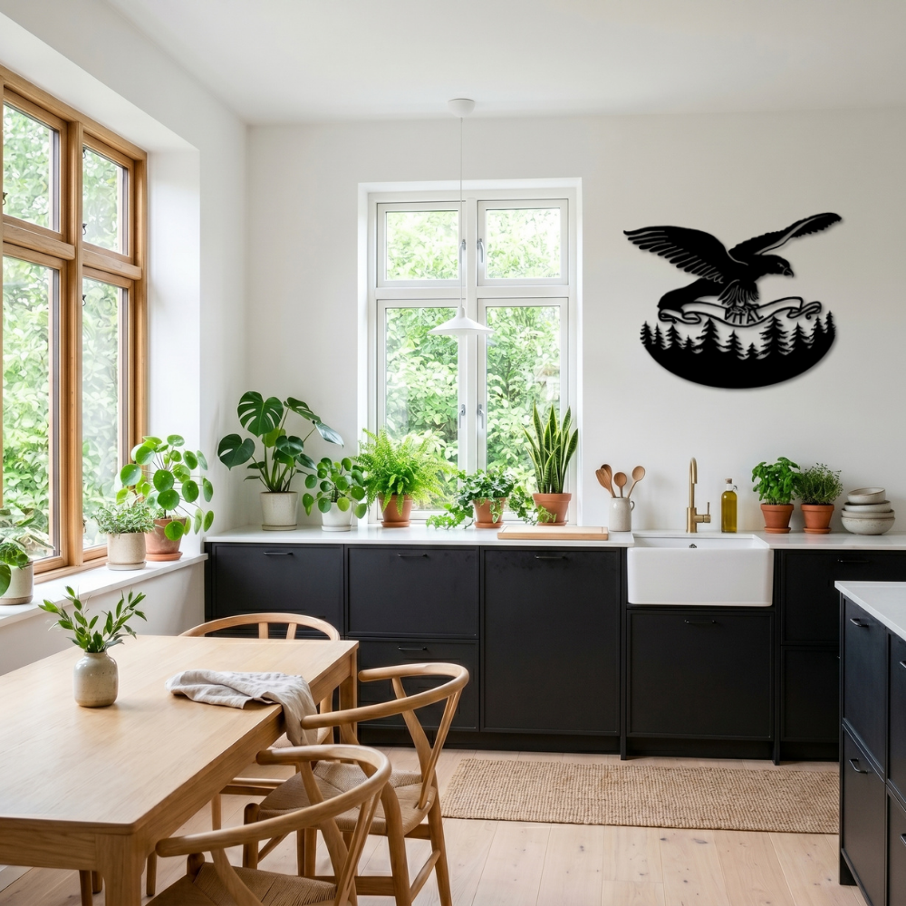 Silhouette de paysage sur mesure